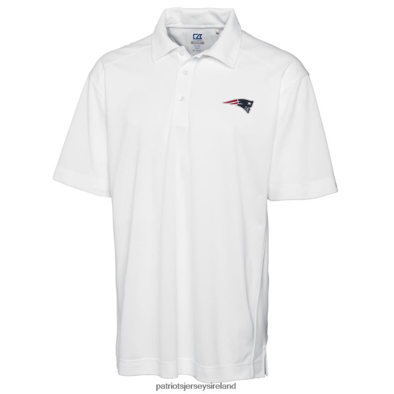Patriots Jersey Men Cutter & Buck White Big & Tall DryTec Genre Polo 8226D1572 Clothing