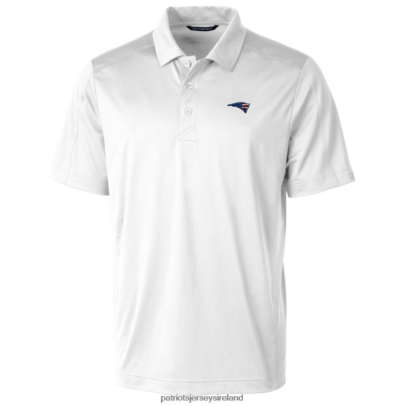 Patriots Jersey Men Cutter & Buck White Big & Tall Prospect Textured Stretch Polo 8226D1362 Clothing