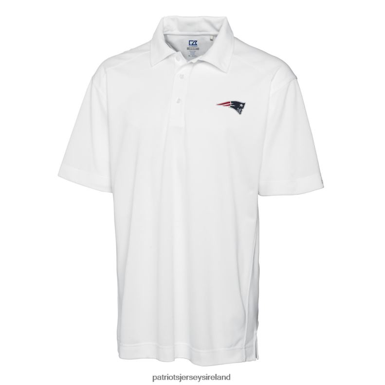 Patriots Jersey Men Cutter & Buck White DryTec Genre Polo 8226D1455 Clothing