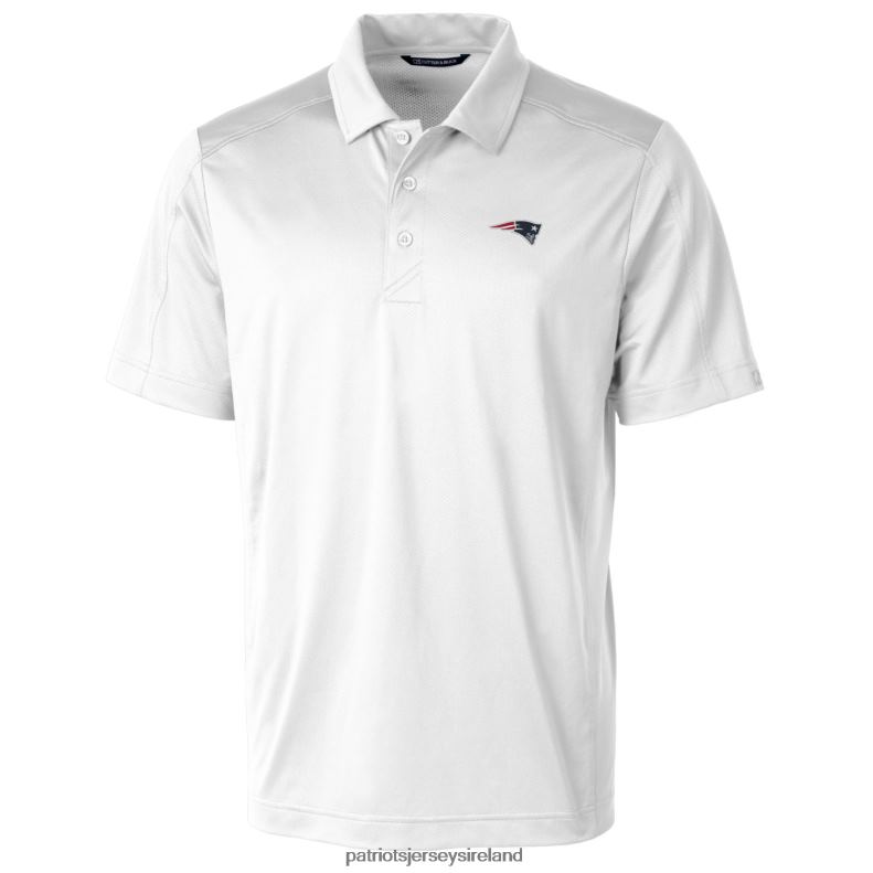 Patriots Jersey Men Cutter & Buck White Prospect Textured Stretch Polo 8226D1439 Clothing