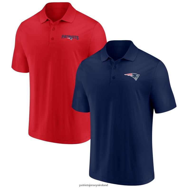 Patriots Jersey Men Fanatics Branded Navy/Red Dueling Two-Pack Polo Set 8226D1268 Clothing