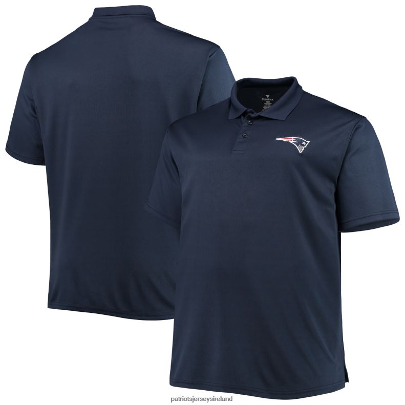 Patriots Jersey Men Navy Big & Tall Birdseye Polo 8226D1271 Clothing