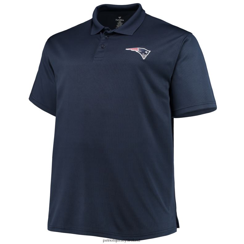 Patriots Jersey Men Navy Big & Tall Birdseye Polo 8226D1271 Clothing