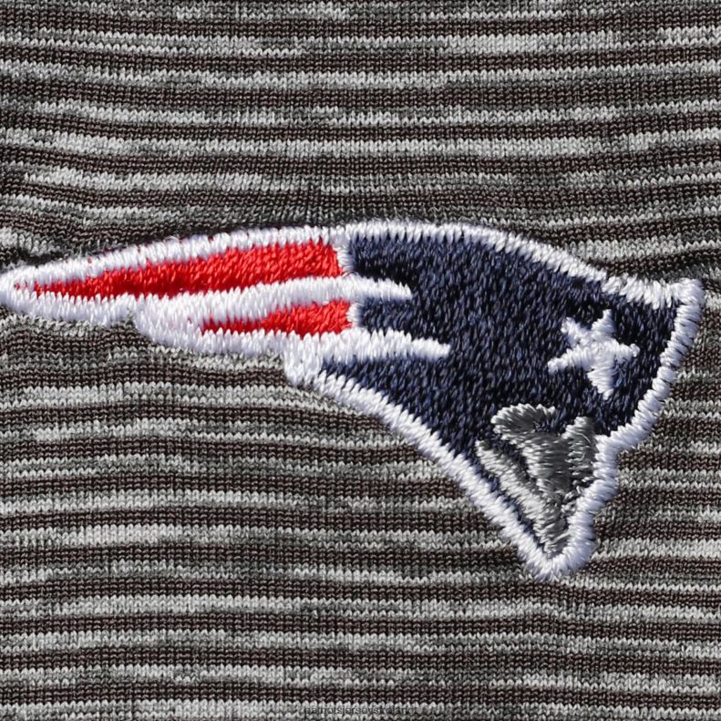 Patriots Jersey Men Vineyard Vines Charcoal Destin Stripe Sankaty Polo 8226D1498 Clothing