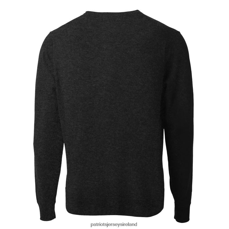 Patriots Jersey Men Cutter & Buck Black Throwback Logo Lakemont Tri-Blend V-Neck Pullover Sweater 8226D1648 Clothing