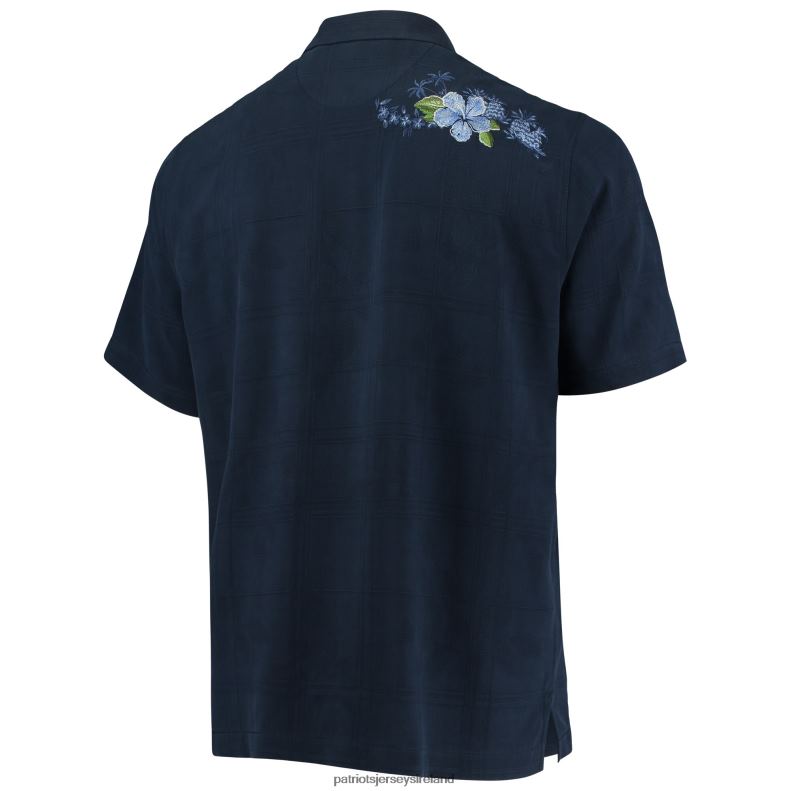 Patriots Jersey Men Tommy Bahama Navy Azule Oasis Button-Up Shirt 8226D1637 Clothing