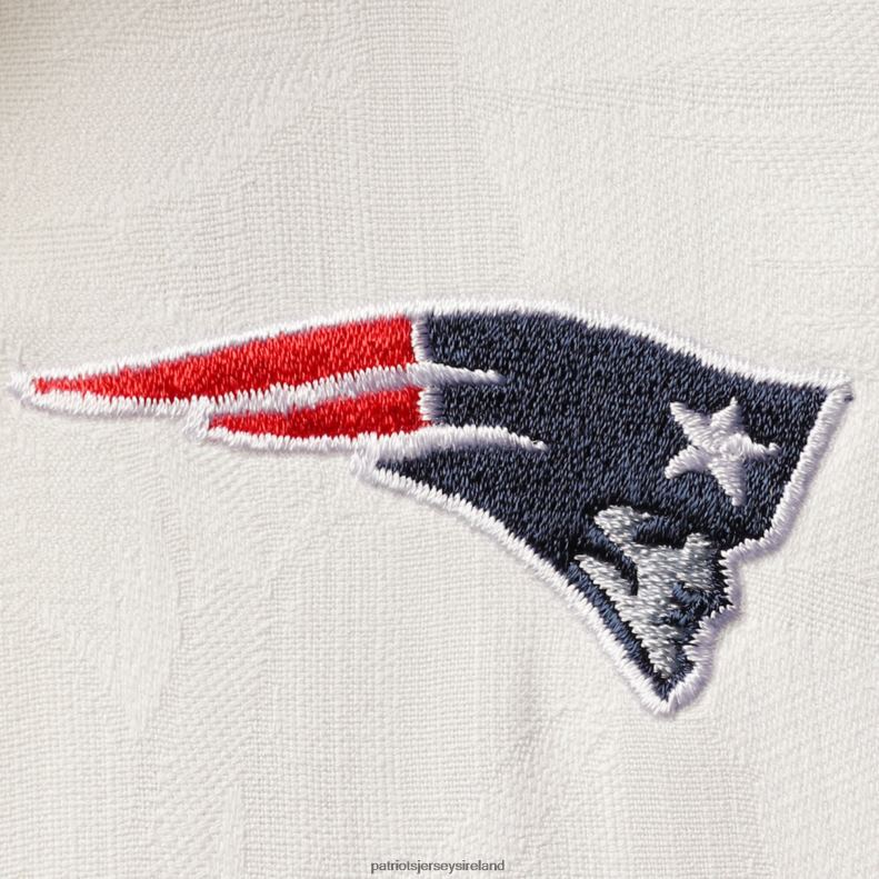 Patriots Jersey Men Tommy Bahama White Tropic Zone Camp Button-Up Shirt 8226D1684 Clothing