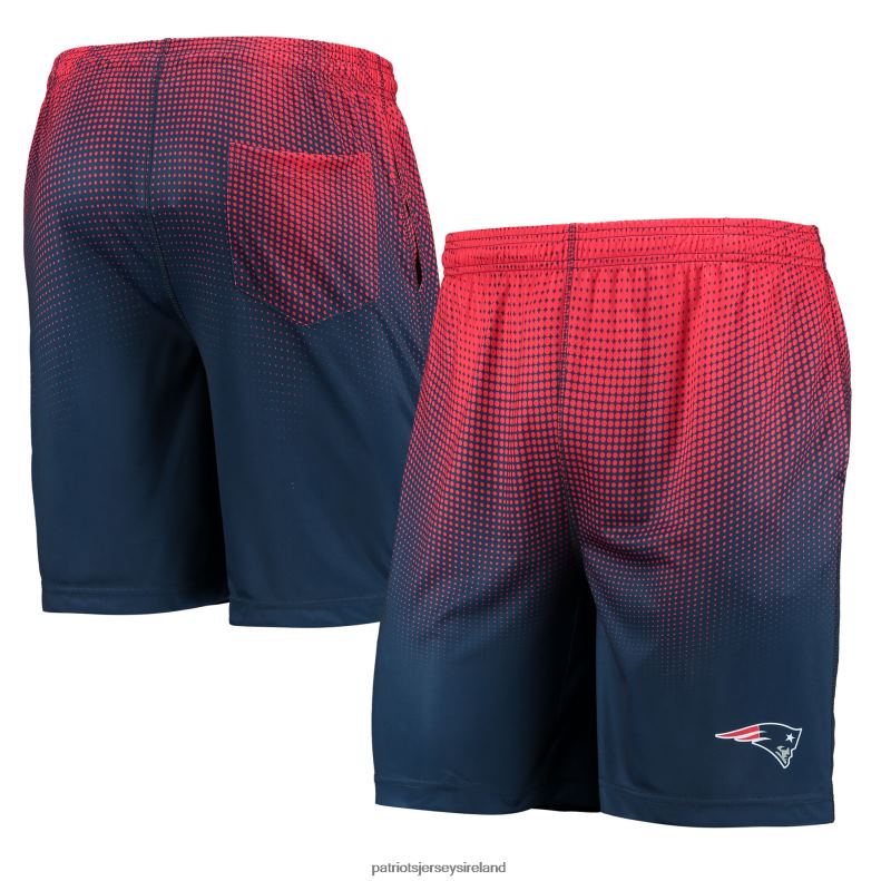 Patriots Jersey Men FOCO Navy/Red Pixel Gradient Training Shorts 8226D1718 Clothing