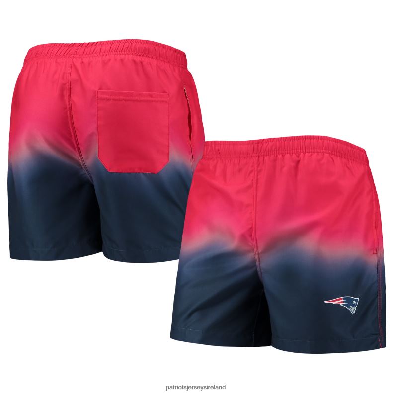 Patriots Jersey Men FOCO Red/Navy Dip-Dye Swim Shorts 8226D1726 Clothing