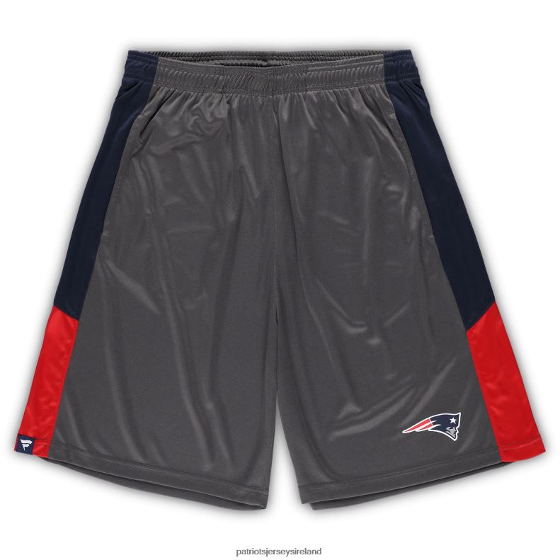 Patriots Jersey Men Fanatics Branded Gray Big & Tall Team Shorts 8226D1700 Clothing