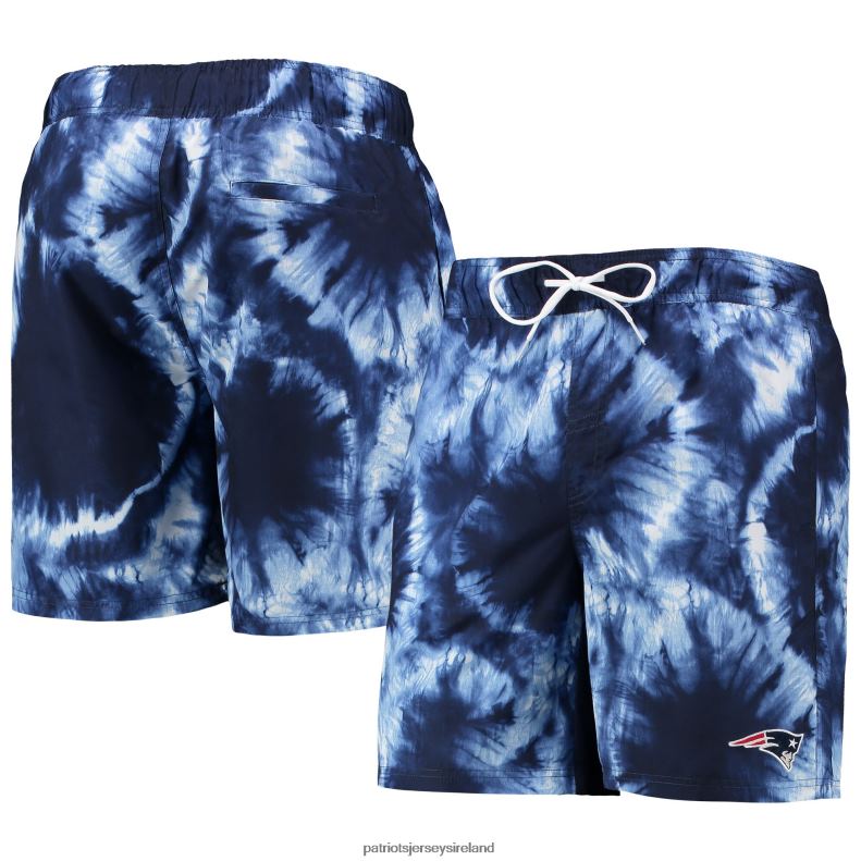 Patriots Jersey Men G-III Sports by Carl Banks Navy Splash Volley Swim Shorts 8226D1737 Clothing