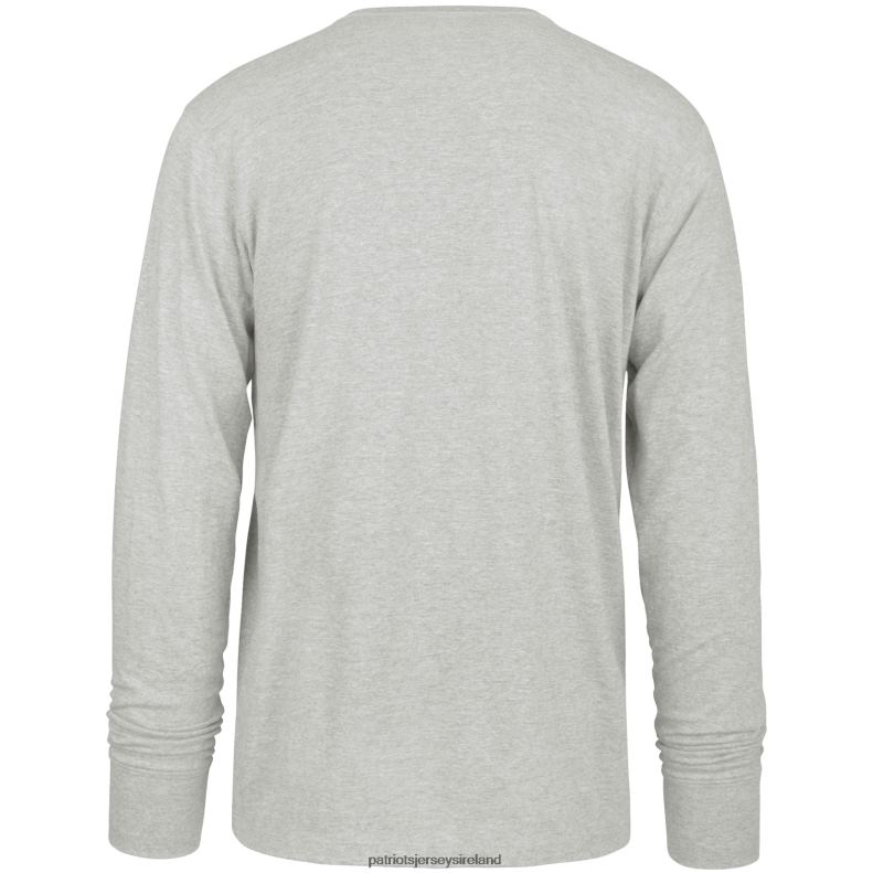 Patriots Jersey Men 47 Heathered Gray Dozer Franklin Long Sleeve T-Shirt 8226D1885 Clothing