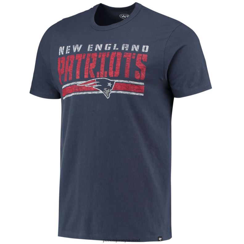 Patriots Jersey Men 47 Navy Team Stripe T-Shirt 8226D1909 Clothing