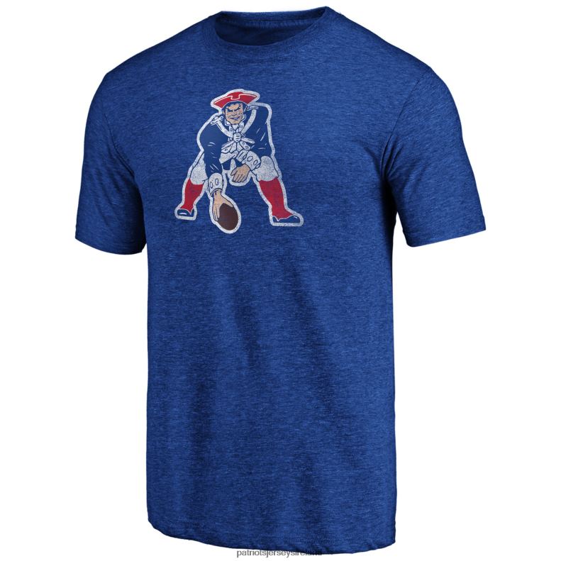 Patriots Jersey Men Fanatics Branded Heathered Royal Greatest Dad Retro Tri-Blend T-Shirt 8226D2008 Clothing