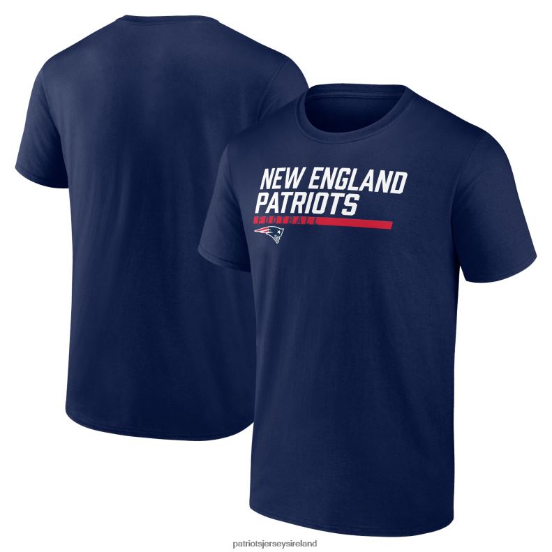 Patriots Jersey Men Fanatics Branded Navy Stacked T-Shirt 8226D1784 Clothing
