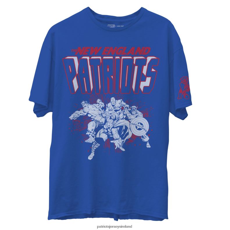 Patriots Jersey Men Junk Food Royal Marvel T-Shirt 8226D1953 Clothing