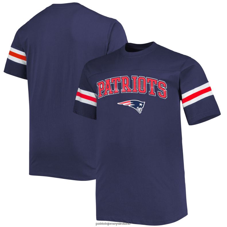Patriots Jersey Men Navy Big & Tall Arm Stripe T-Shirt 8226D1845 Clothing