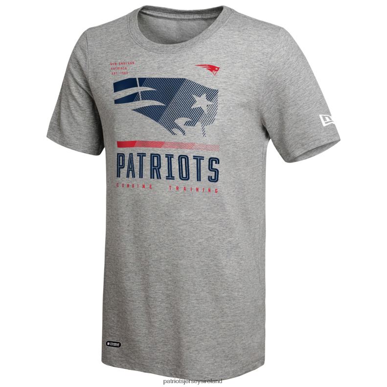 Patriots Jersey Men New Era Heathered Gray Combine Authentic Red Zone T-Shirt 8226D1967 Clothing