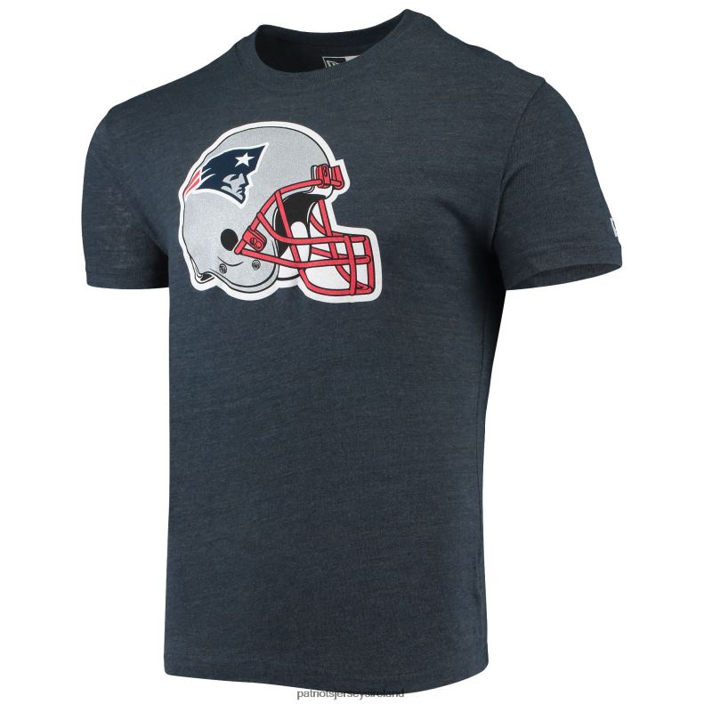 Patriots Jersey Men New Era Heathered Navy Alternative Logo Tri-Blend T-Shirt 8226D1964 Clothing