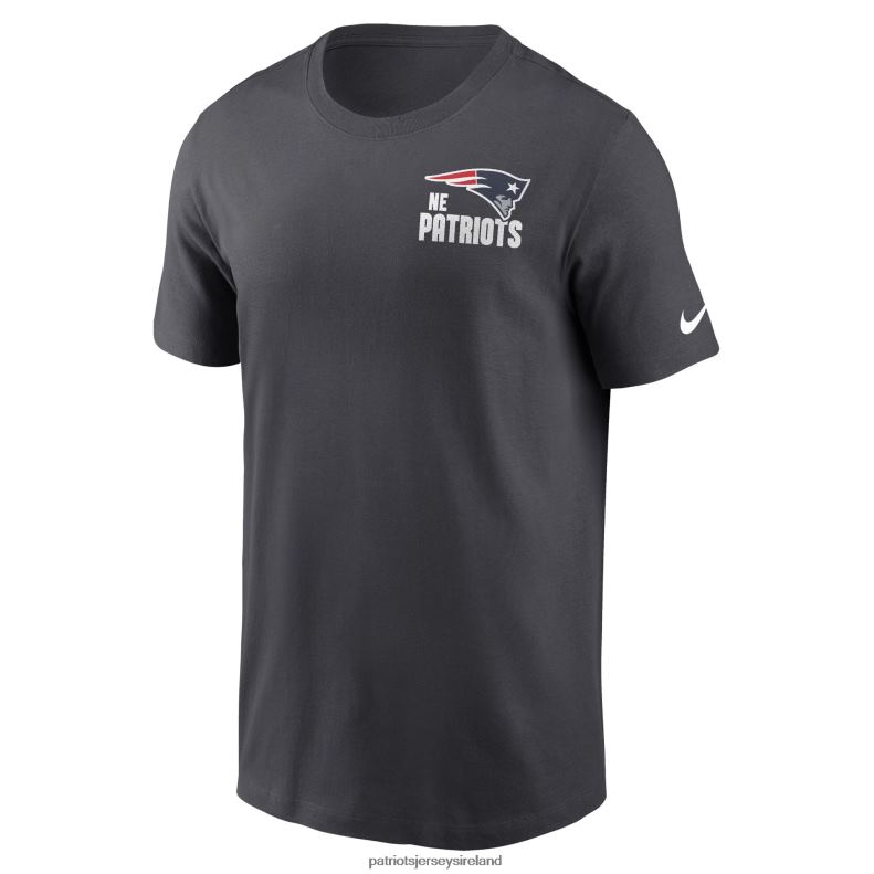 Patriots Jersey Men Nike Anthracite Blitz Essential T-Shirt 8226D1820 Clothing