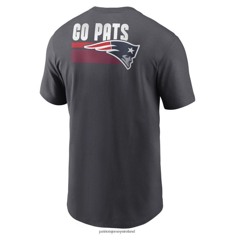 Patriots Jersey Men Nike Anthracite Blitz Essential T-Shirt 8226D1820 Clothing