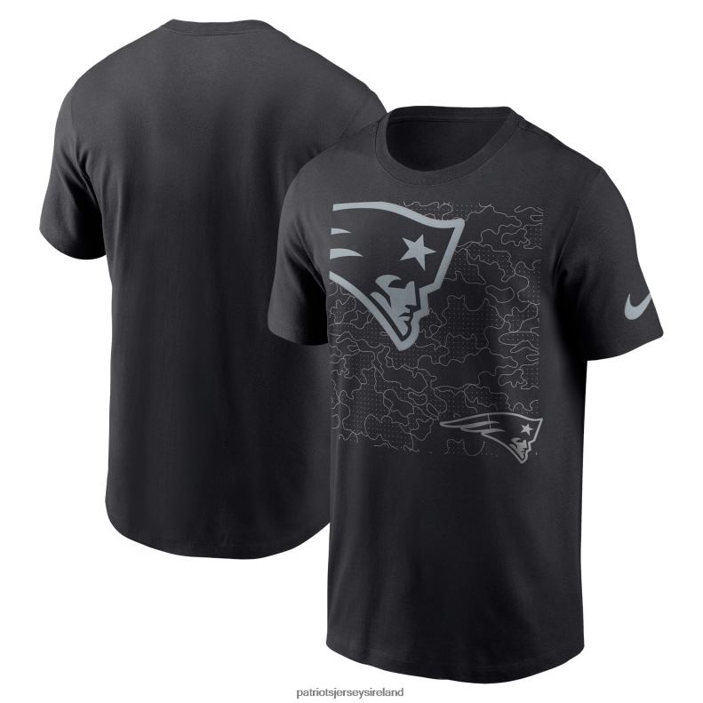 Patriots Jersey Men Nike Black RFLCTV T-Shirt 8226D1809 Clothing