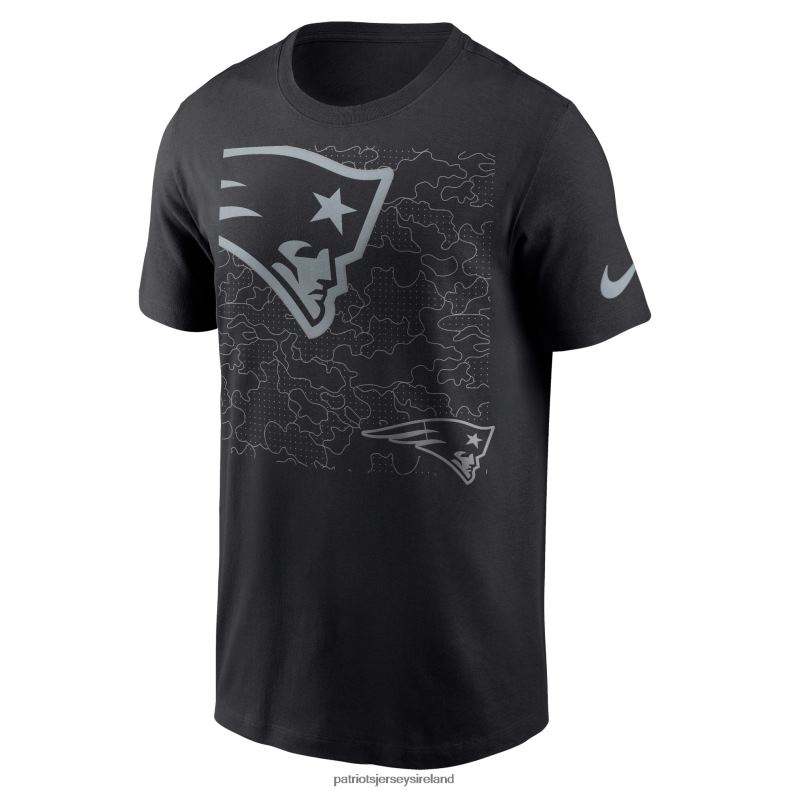 Patriots Jersey Men Nike Black RFLCTV T-Shirt 8226D1809 Clothing
