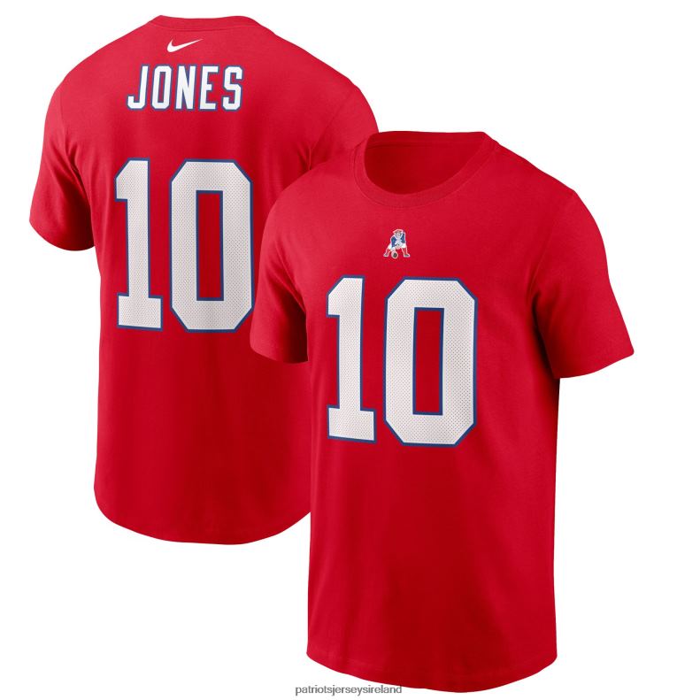 Patriots Jersey Men Nike Mac Jones Red Alternate Player Name & Number T-Shirt 8226D1863 Clothing