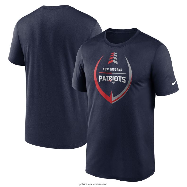 Patriots Jersey Men Nike Navy Icon Legend Performance T-Shirt 8226D1955 Clothing