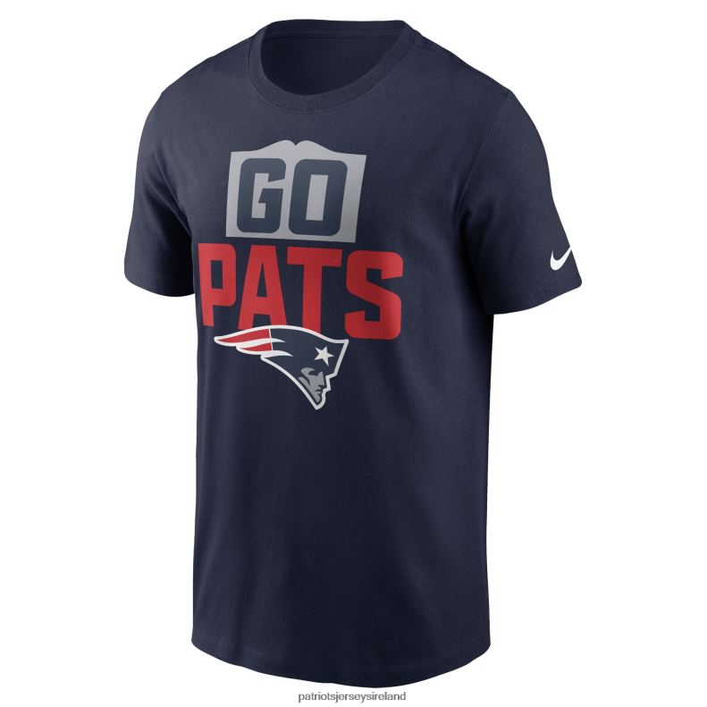Patriots Jersey Men Nike Navy Local Essential T-Shirt 8226D1924 Clothing