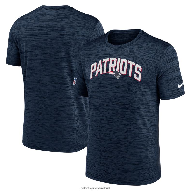Patriots Jersey Men Nike Navy Sideline Velocity Athletic Stack Performance T-Shirt 8226D1803 Clothing