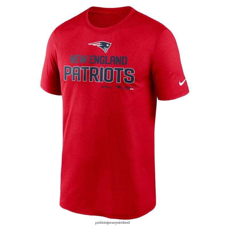 Patriots Jersey Men Nike Red Legend Community Performance T-Shirt 8226D1973 Clothing