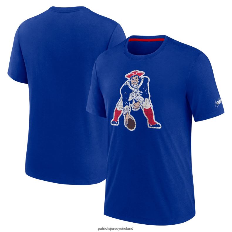 Patriots Jersey Men Nike Royal Rewind Playback Logo Tri-Blend T-Shirt 8226D1942 Clothing