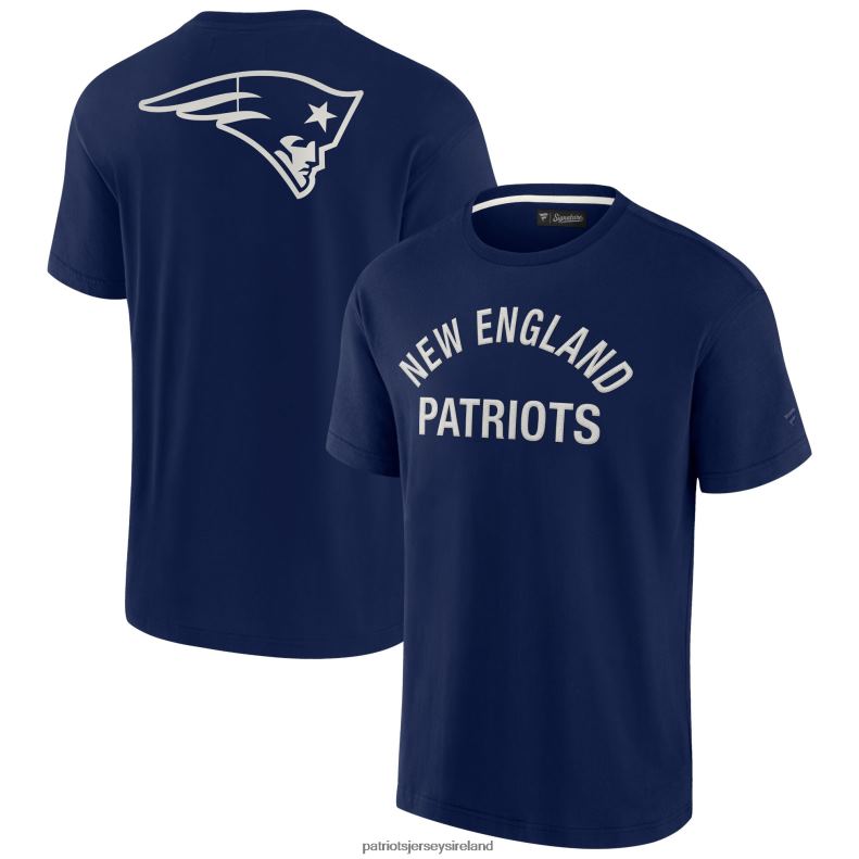 Patriots Jersey Men Unisex Fanatics Signature Navy Super Soft Short Sleeve T-Shirt 8226D1787 Clothing