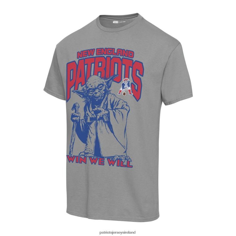 Patriots Jersey Men Unisex Junk Food Graphite Disney Star Wars Yoda Win We Will T-Shirt 8226D1877 Clothing