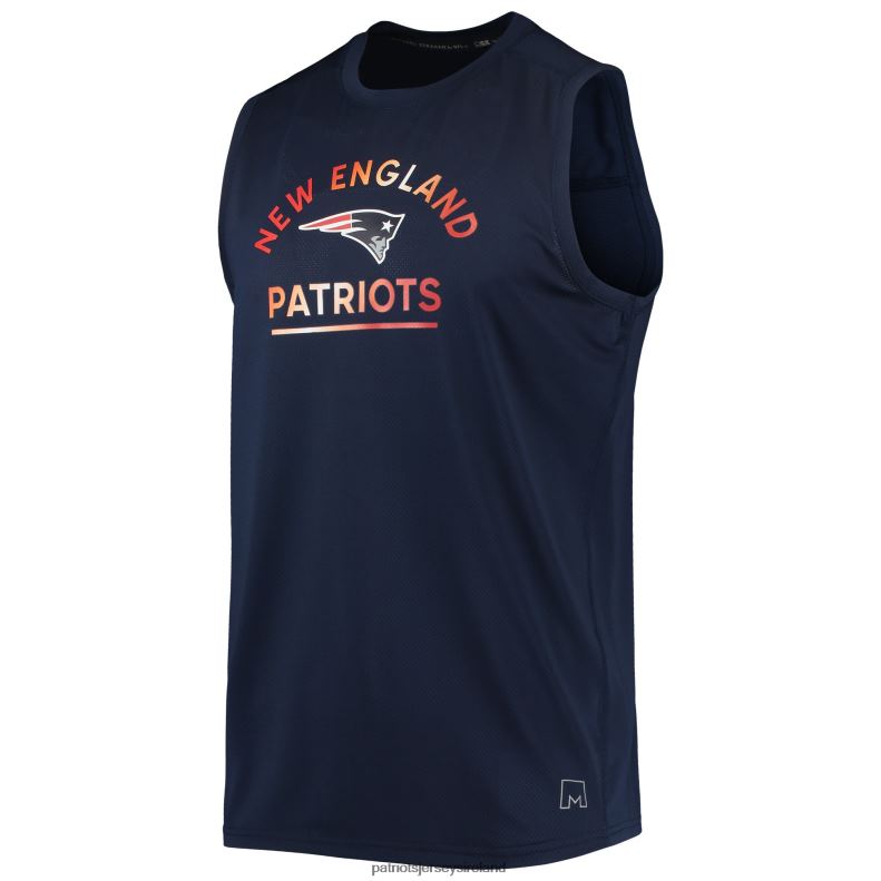 Patriots Jersey Men MSX by Michael Strahan Navy Rebound Tank Top 8226D2047 Clothing
