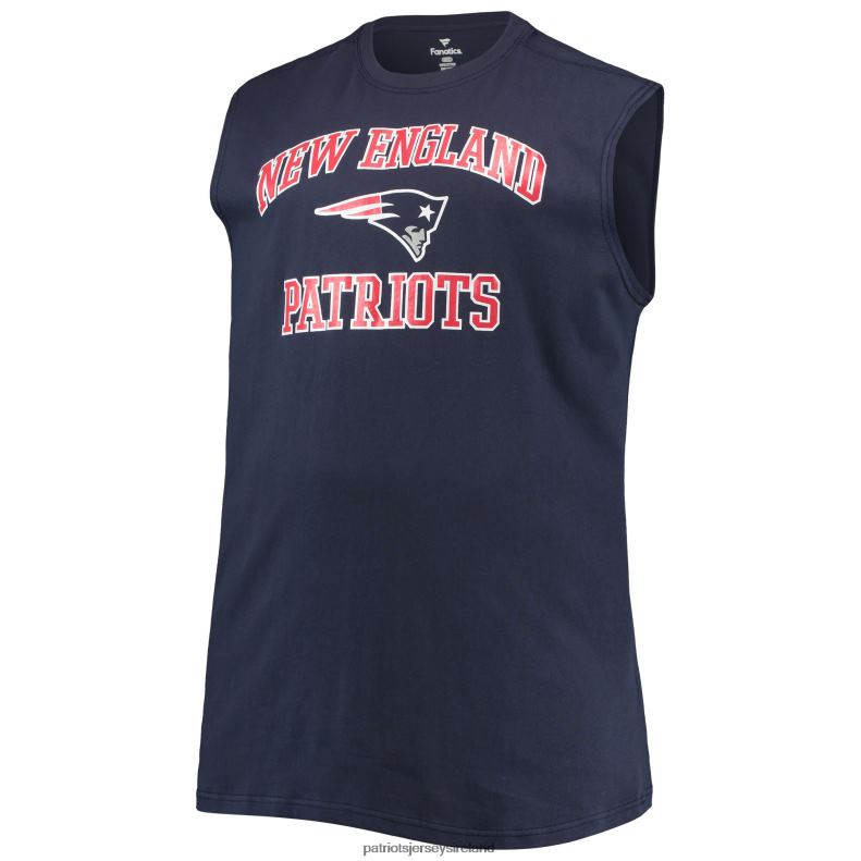 Patriots Jersey Men Navy Big & Tall Muscle Tank Top 8226D1823 Clothing