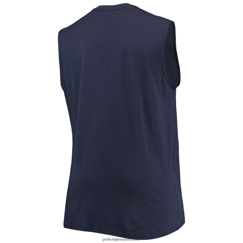 Patriots Jersey Men Navy Big & Tall Muscle Tank Top 8226D1823 Clothing