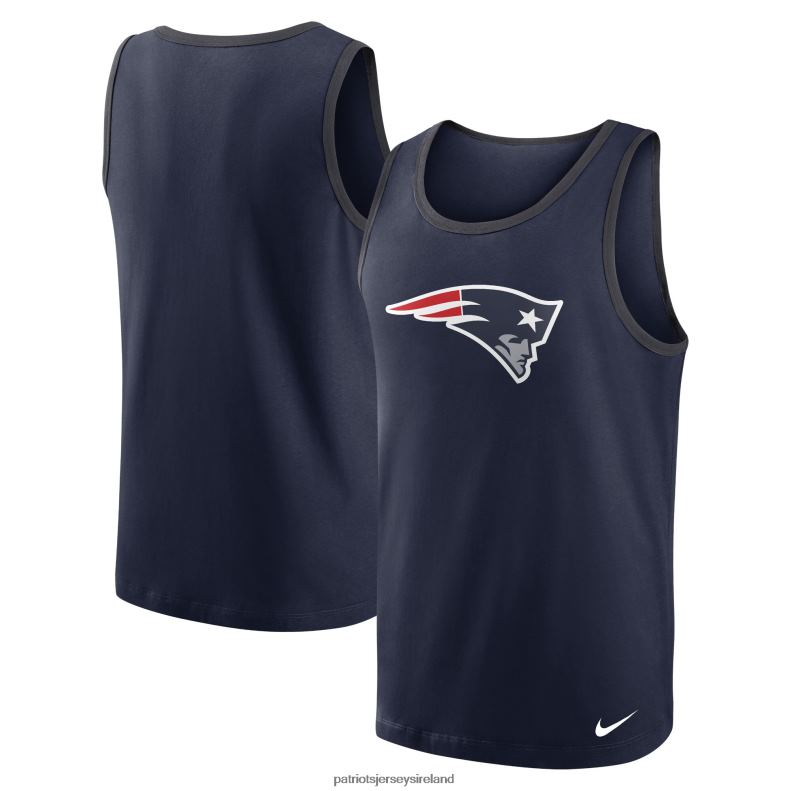 Patriots Jersey Men Nike Navy Tri-Blend Tank Top 8226D1794 Clothing