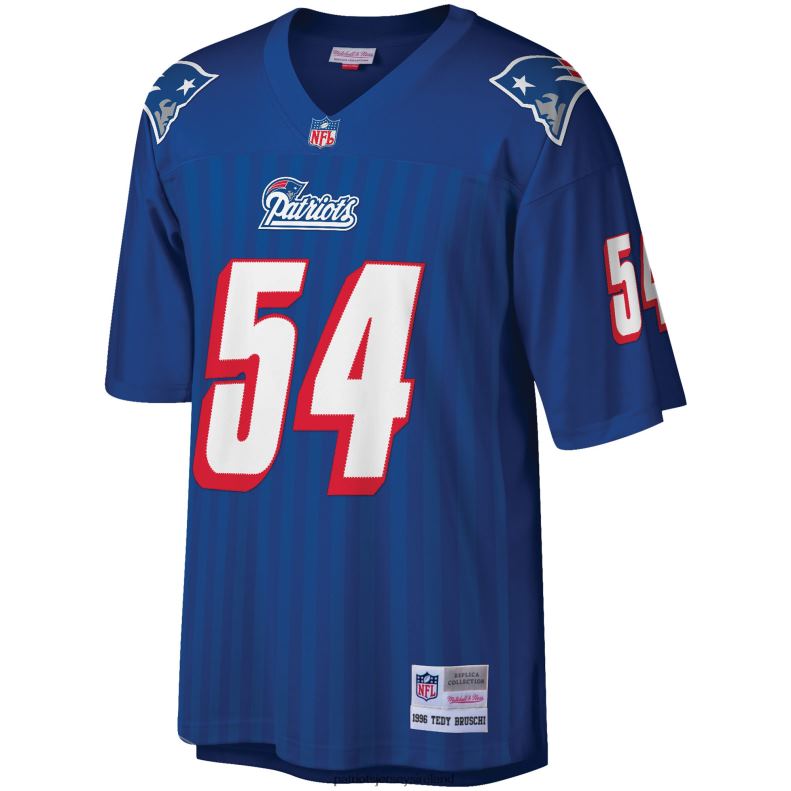 Patriots Jersey Men Mitchell & Ness Tedy Bruschi Royal Big & Tall 1996 Retired Player Replica Jersey 8226D2083 Clothing