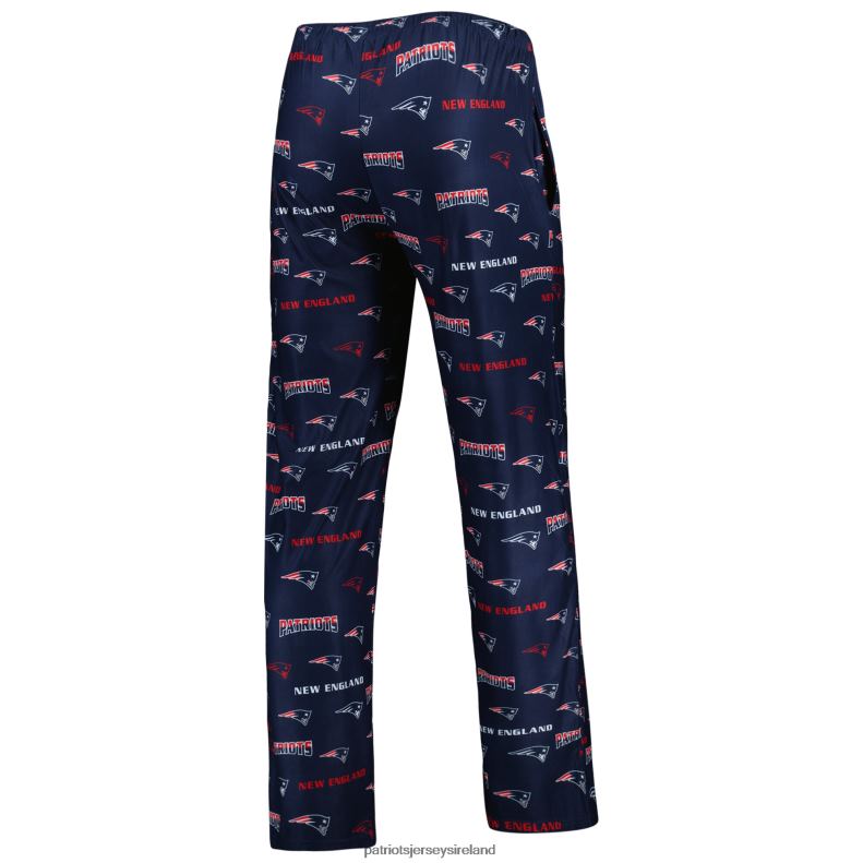 Patriots Jersey Men Concepts Sport Navy Breakthrough Allover Print Knit Sleep Pants 8226D1749 Clothing