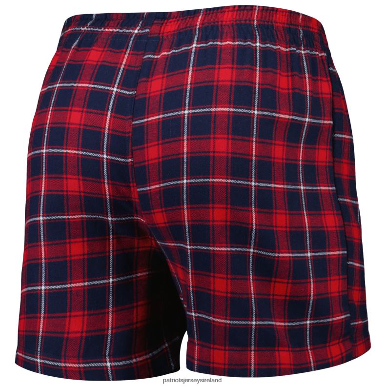Patriots Jersey Men Concepts Sport Navy/Red Ledger Flannel Boxers 8226D1751 Clothing