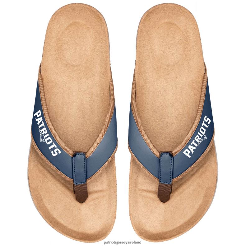 Patriots Jersey Men FOCO Cork Flip Flops 8226D102 Footwear