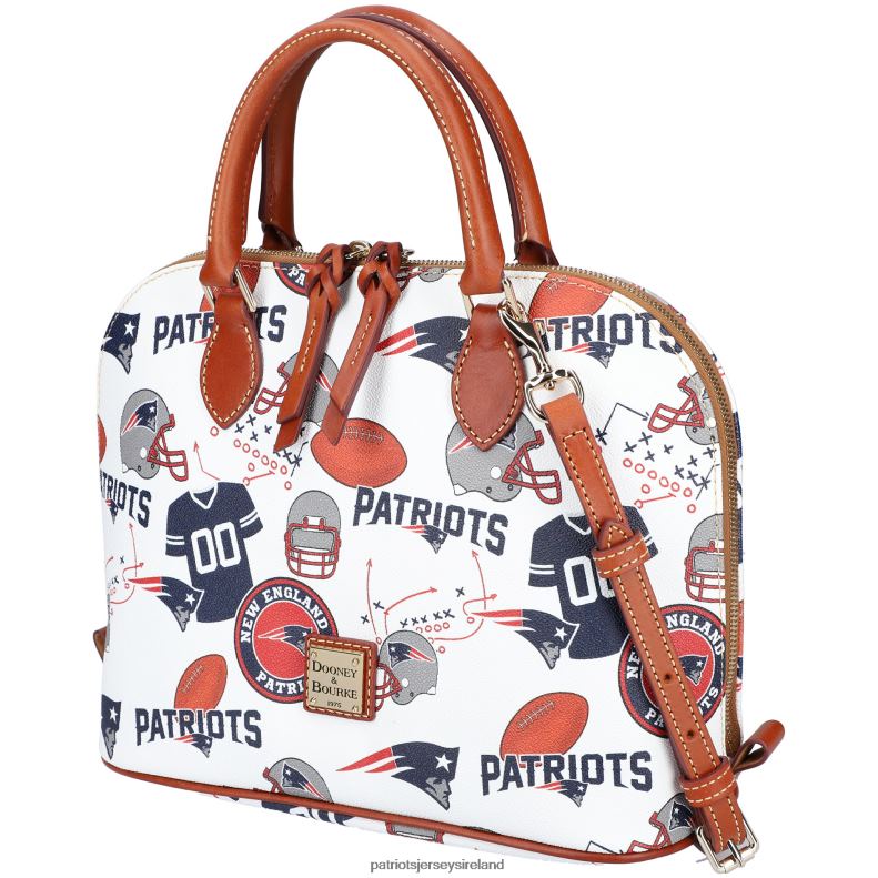 Patriots Jersey Women Dooney & Bourke Gameday Zip Zip Satchel 8226D2159 Accessories