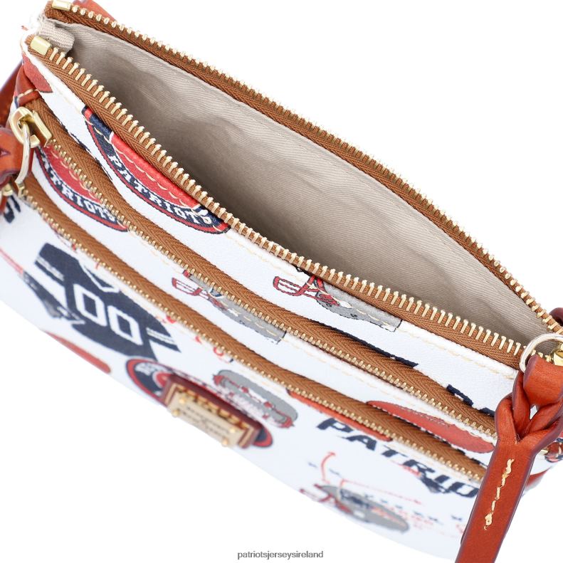 Patriots Jersey Women Dooney & Bourke Triple-Zip Crossbody Bag 8226D2181 Accessories