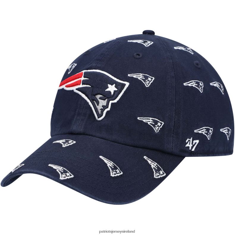Patriots Jersey Women 47 Navy Confetti Clean Up Adjustable Hat 8226D2303 Accessories
