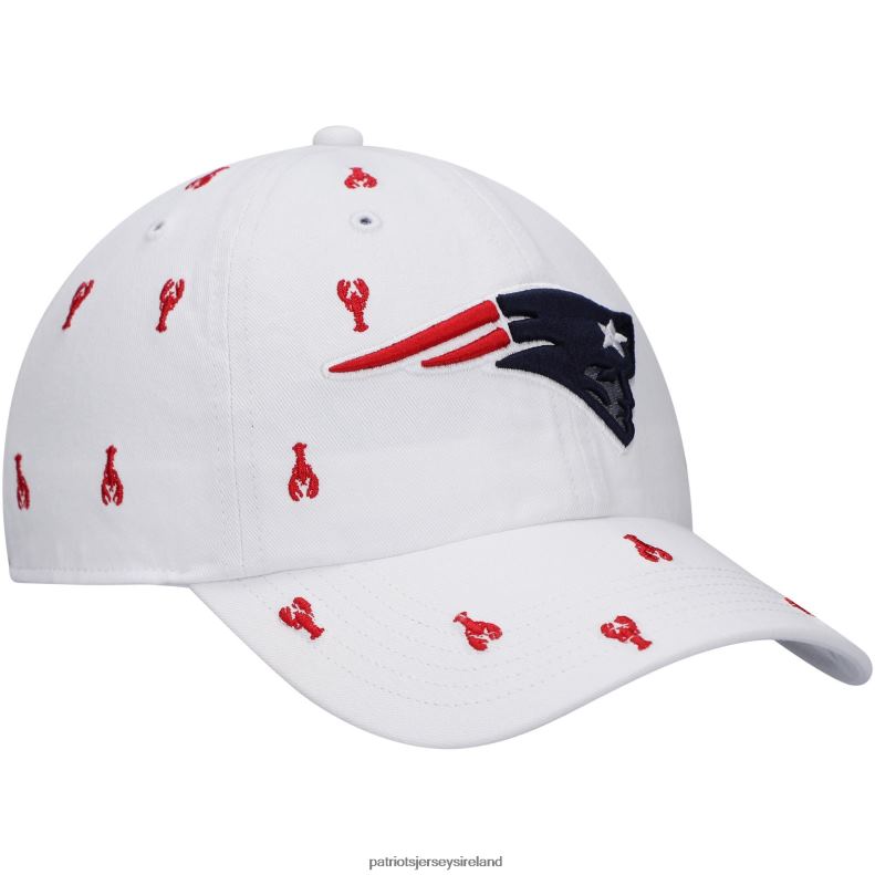 Patriots Jersey Women 47 White Confetti Clean Up Adjustable Hat 8226D2261 Accessories