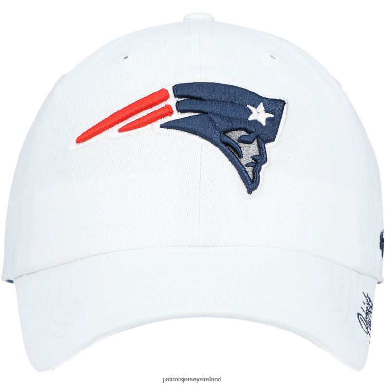 Patriots Jersey Women 47 White Miata Clean Up Logo Adjustable Hat 8226D2257 Accessories