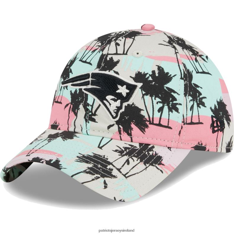 Patriots Jersey Women New Era Cream Retro Beachin 9TWENTY Adjustable Hat 8226D2260 Accessories