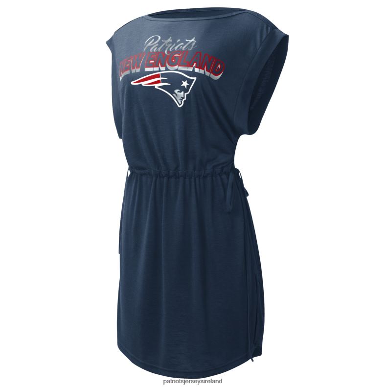 Patriots Jersey Women G-III 4Her by Carl Banks Navy G.O.A.T. Swimsuit Cover-Up 8226D2220 Clothing